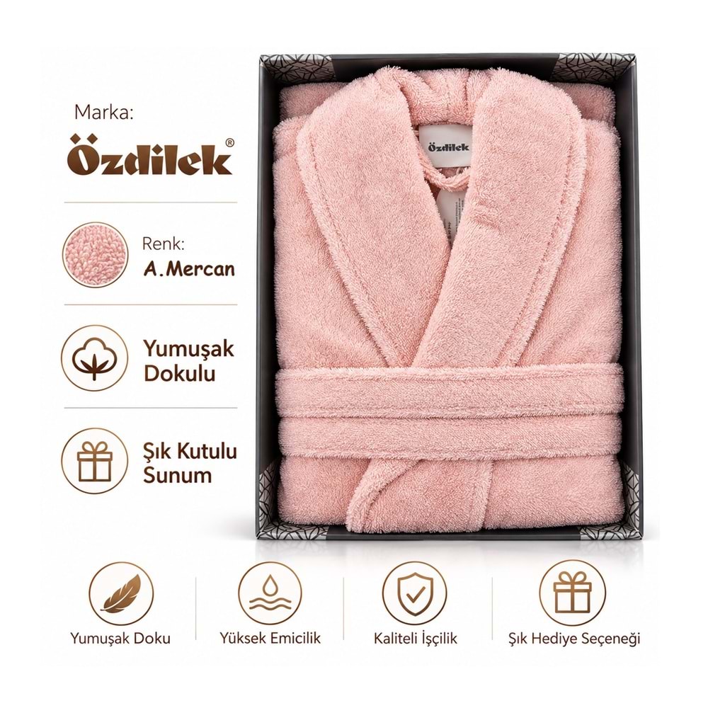 Özdilek Tek Bornoz Şalyaka-Colourist A.Mercan (XL Beden)