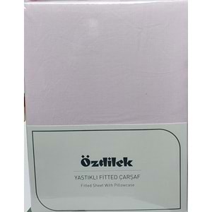 Özdilek Colourist Fitted Lastikli Tek Kişilik Battal Çarşaf Seti (120x200)-Pudra