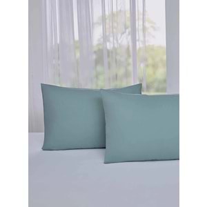 Özdilek Colourist Ranforce 2li Yastık Kılıfı (50x70)-Çağla