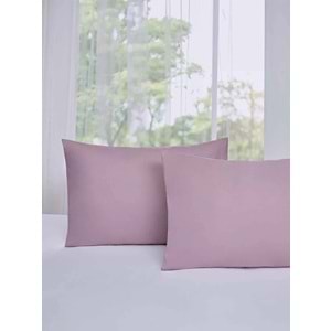Özdilek Colourist Ranforce 2li Yastık Kılıfı (50x70)-Rose