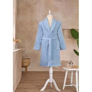 Özdilek Battal Boy Tek Bornoz Şalyaka-Classic Mavi (3XL Beden) Yeni