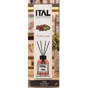 Ital Parfüm -Coffee Latte- Çubuklu Oda Kokusu (110ml)