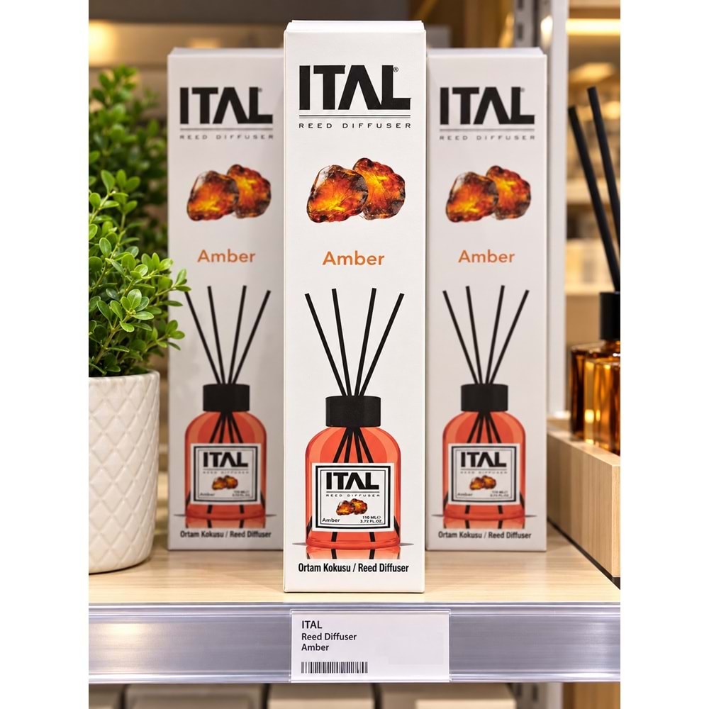 Ital Parfüm -Amber- Çubuklu Oda Kokusu (110ml)