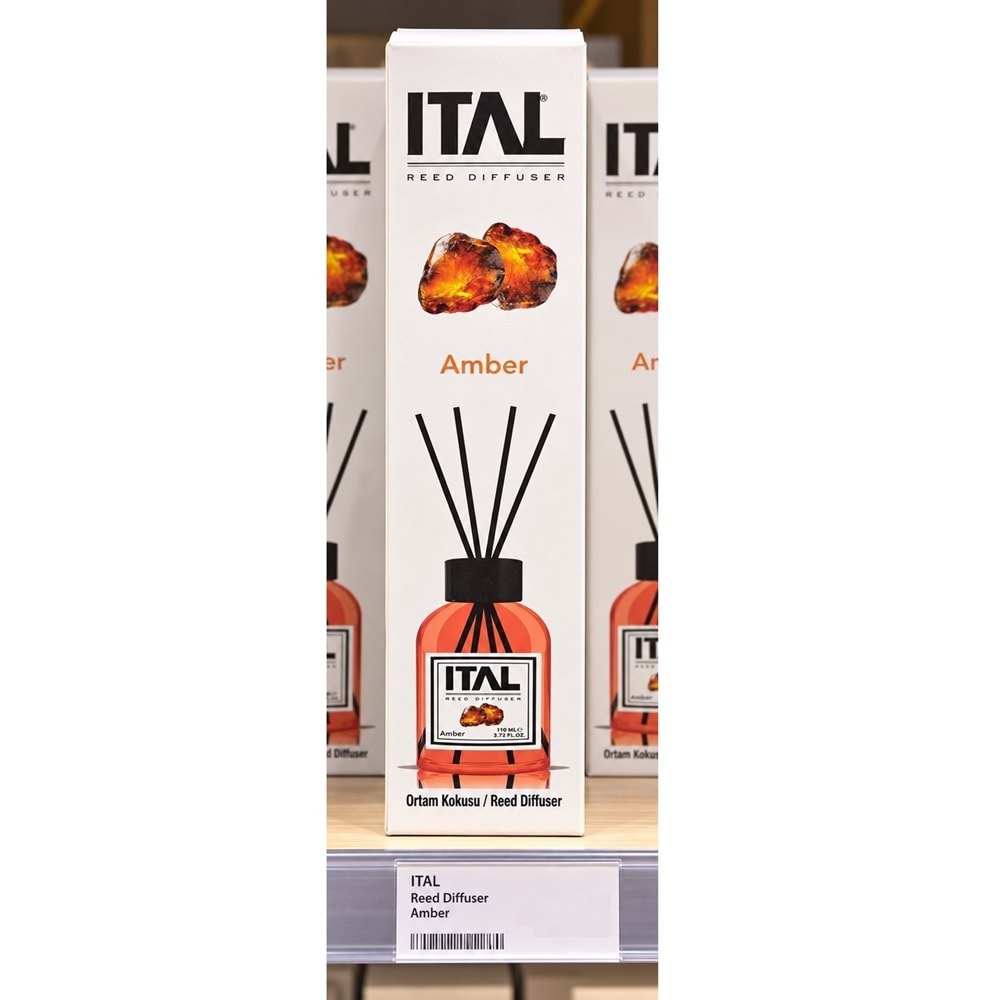 Ital Parfüm -Amber- Çubuklu Oda Kokusu (110ml)