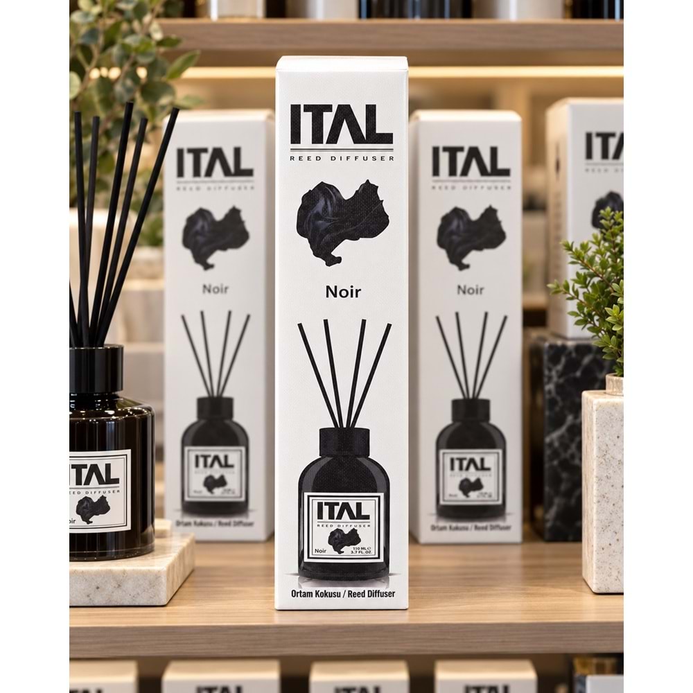 Ital Parfüm -Noir- Çubuklu Oda Kokusu (110ml)