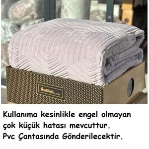 Özdilek Prestige (Outlet) Kalın Embos Çift Kişilik Battaniye (220x240)-Meltem