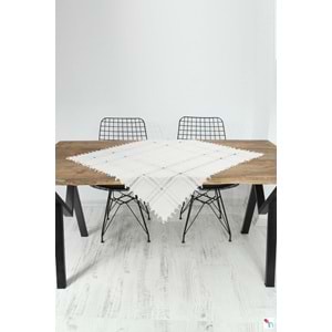 Manisa el Dokuma Pamuk Nazar Fiskos Örtüsü 90*90 CM