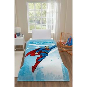 Özdilek Lisanslı -Superman Hero- Tek Kişilik Çocuk Battaniye (150x200)