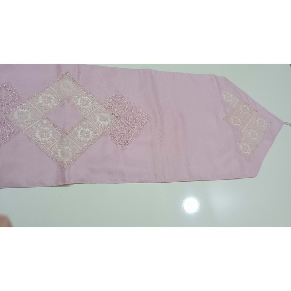 Gold Hereke yemek seti 10 kişilik pembe