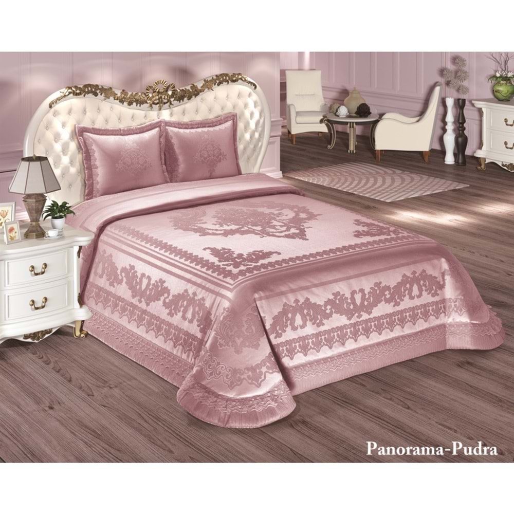 11 Parça Panoroma Çeyiz Seti (Nevresim Takımı+Pike+Yatak Örtüsü+Sandık)