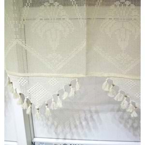 El İşi Dantelli Buldan Perdesi (190*150)