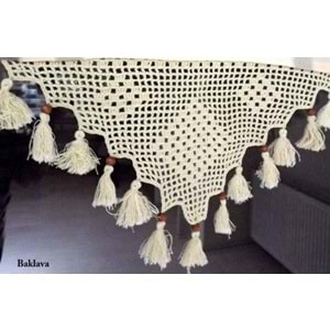 El İşi Dantelli Buldan Perdesi (190*150)